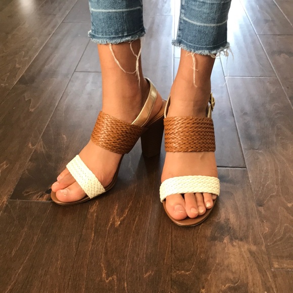 Dress Barn Shoes - 🔥SUMMER SALE🔥BRAIDED Ankle Strap Block Heel